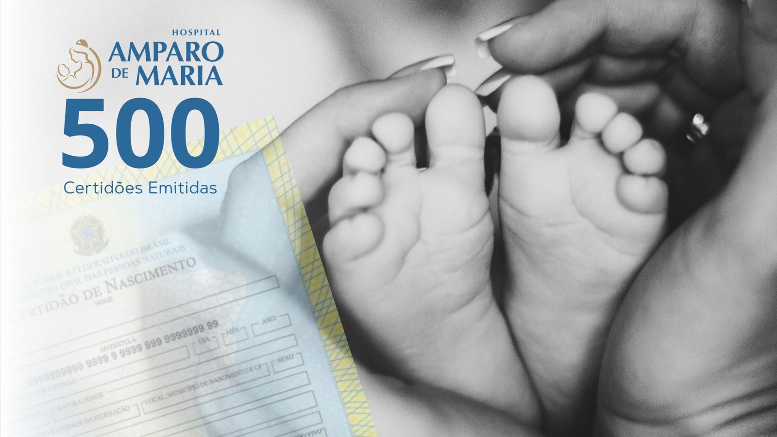 Hospital Amparo de Maria registra 500 nascimentos em 15 meses