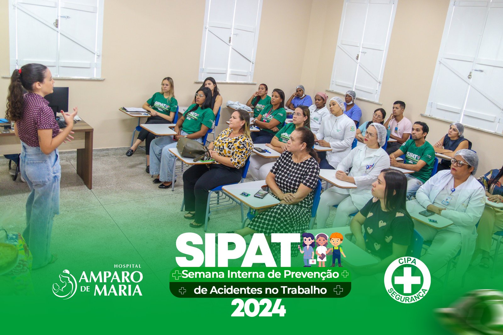 SIPAT no HAM promovendo conscientização e segurança no trabalho