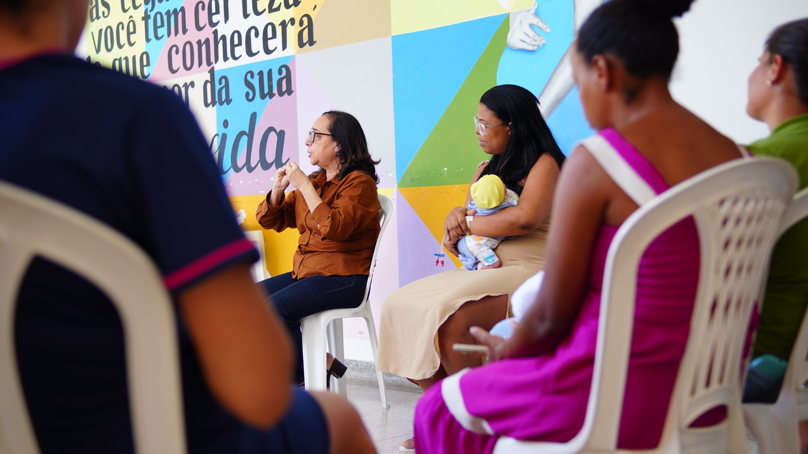 Hospital Amparo de Maria promove mamaço e reforça incentivo ao aleitamento materno durante o Agosto Dourado
