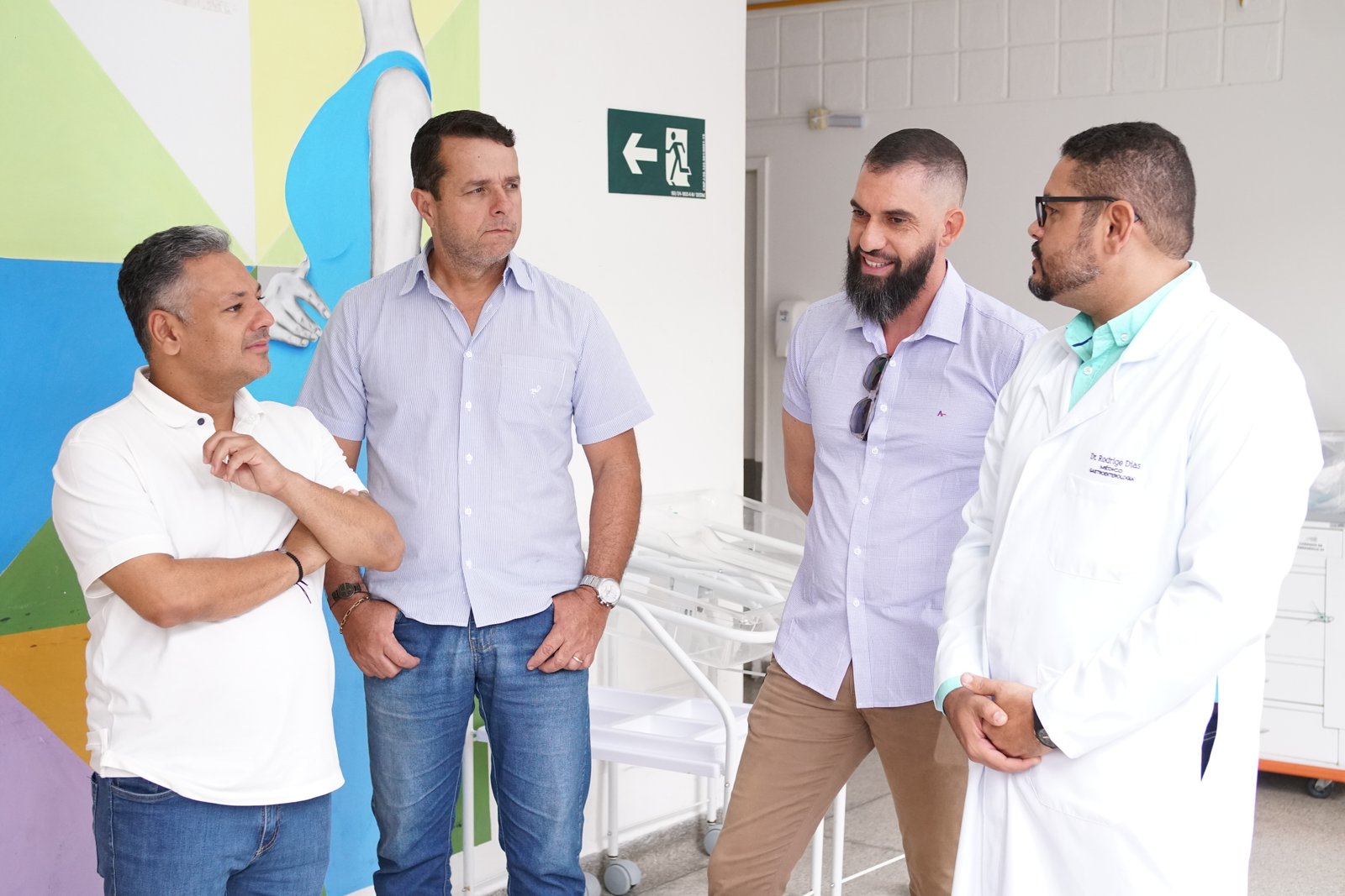 Deputado Ibrain Monteiro visita Hospital Amparo de Maria e conhece de perto estrutura e serviços oferecidos à população