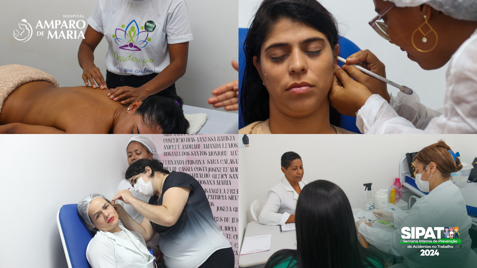 Hospital Amparo de Maria promove saúde e bem-estar na semana da SIPAT 